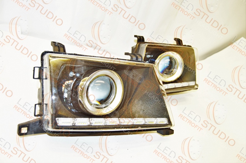 Bi Led фары Мицубиси Челленджер 97-